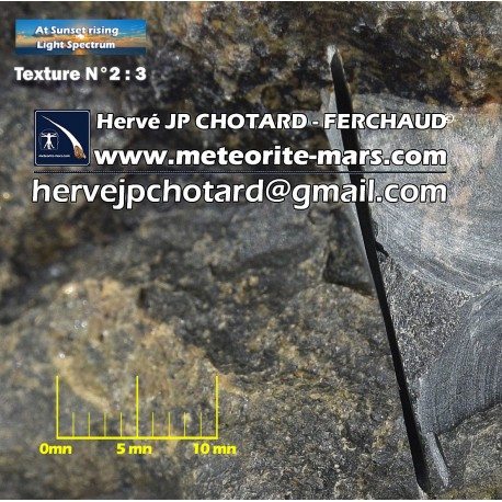 Texture N°2 Martian meteorite Dunite