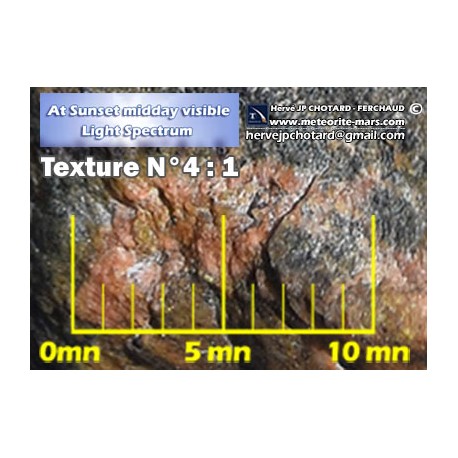 Texture N°4 meteorite Nakhla