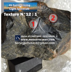 Texture N°12 - Fireball météorite