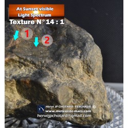 Texture N°14 - Oriented meteorite