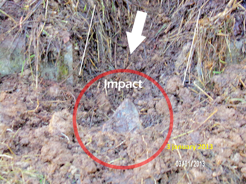 Impact meteorite-mars.com - Chizé.