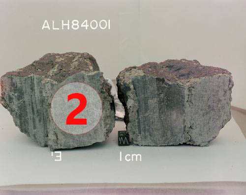 Texture comparative n 20-1-2 meteorite-mars.com meteorite chizé de mars